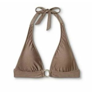 Mossimo Ring Halter Triangle Bikini Top